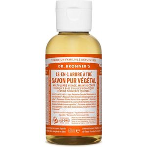 Dr.Bronner's 18-EN-1 Vloeibare zeep Tea Tree 60 ml 1 stuk(s)