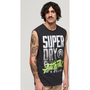 Superdry - Photographic Logo - Mouwloos T-shirt - Zwart