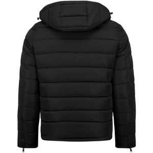 Heren Jack met Capuchon - Slim Fit - Tussenjas Heren - 8210 - Zwart