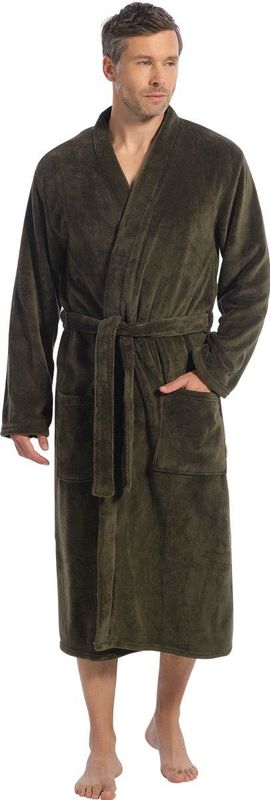 Ten Cate badjas Basics dark green - M