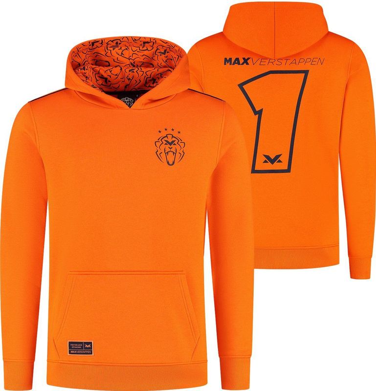 Max Verstappen - Unleash The Lion - Hoodie - Oranje