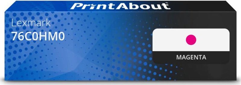PrintAbout - Toner 76C0HM0 - Magenta - Hoge Capaciteit - Geschikt voor Lexmark
