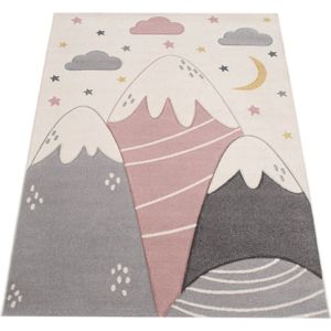 Zacht Kids Tapijt-Speels dier- en patroonmotieven-Duurzame korte pile-Easy Care