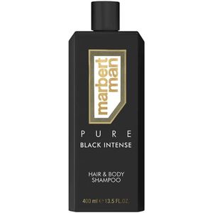 Marbert - Man Pure Black Intense - Haar- & Lichaamsshampoo - 400 ml