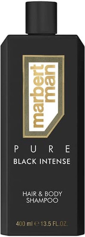 Marbert - Man Pure Black Intense - Haar- & Lichaamsshampoo - 400 ml