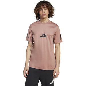 Adidas - Z.n.e - T-shirt - Bruin - Korte Mouwen