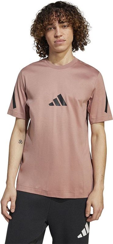Adidas - Z.n.e - T-shirt - Bruin - Korte Mouwen