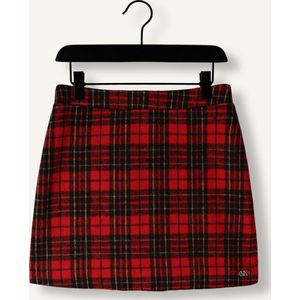 Nik & Nik Tartan Skirt Meisjes - Korte rok - Rood - Maat 128