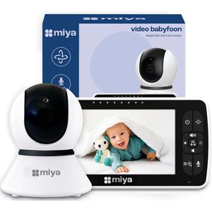 Miya M50 Babyfoon - Babyfoon met camera - Op afstand bestuurbaar - Video & Audio - Baby monitor