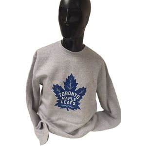 TORONTO MAPLE LEAFS-CREWNECK-GREY -L