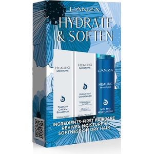 L'anza Healing Moisture - Trio Set (Shampoo 300ml, Conditioner 250ml & Mist 200ml)