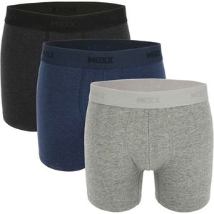 Mexx Mexx Boxershorts 3-pack - Mannen - Black Melee/navy Melee/mid Grey Melee - Maat Xl