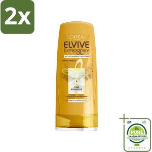 L'Oréal Paris Elvive Extraordinary Oil - Conditioner - Kokosolie - 200 ml - Voordeelverpakking - 2 stuks - Conditioner haar - Kokosolie conditioner