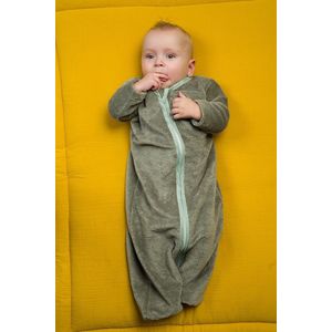 Cottonbaby - Slaapzak met mouw - 110 cm - bamboe - oudgroen