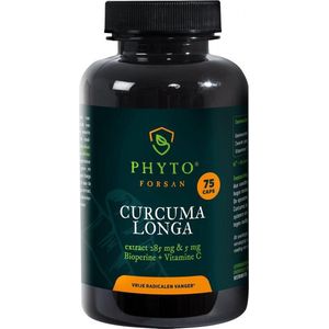 Curcuma Longa extract 75 capsules