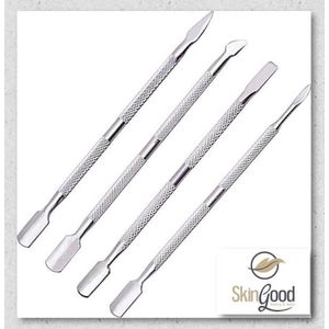 Nagelverzorgingsset - Nagelriem drukker - Nagelstylingset - RVS - set van 4 tools
