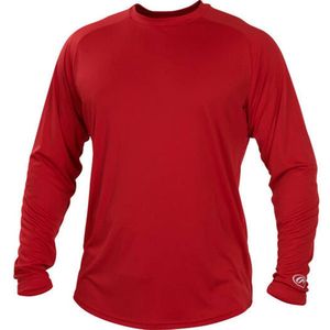 Rawlings LSRT Crew Hals Lange Mouw XL Scarlet
