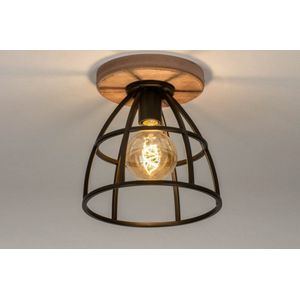 Lumidora Plafondlamp 73506 - E27 - Zwart - Metaal - ⌀ 25 cm