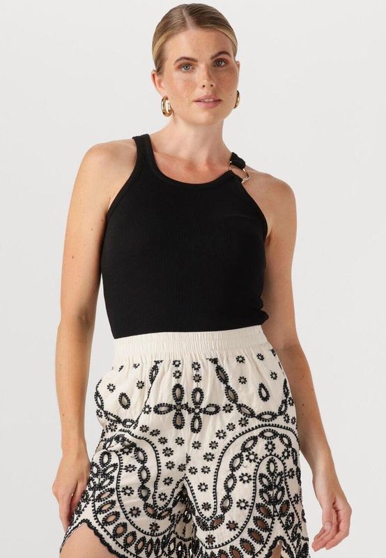 EDITED - Charlotte Top - Zwart - Dames - T-shirt