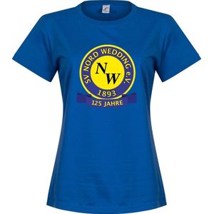 SV Nord Wedding Centenary Dames T-Shirt - Blauw  - L