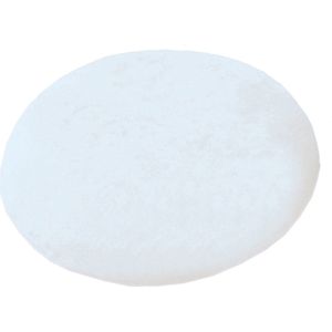 Zitring kussen van latexschuim -- Ø 42 cm - kleur: Wit - met badstofhoes- aambeien kussen