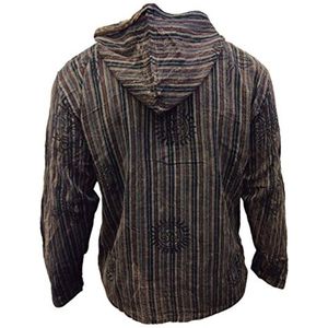 Patchwork Festival Hippie Hoodie voor Heren en Vrouwen