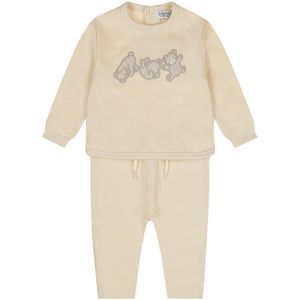 Dirkje-Meisjes 2 pce babypakje ls-Off white