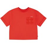 LEVI'S KT-Knit Top T-shirt voor meisjes, Hibiscus, 8 jaar
