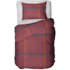 Kayori Kagura Dekbedovertrek - Eenpersoons - 140x200/220 cm - Rood