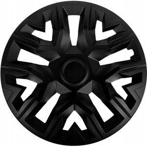 NRM De Beste - Wieldoppen 15'' matzwart 4 stuks