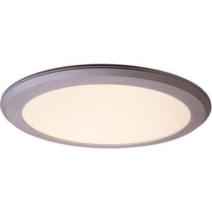 Zoomoi Plafondlamp - Flat 10 - LED Plafonniere - warmwit - zilver