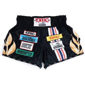 Yokkao - Limited Edition - First At The Race Carbonfit Shorts - Satijn - Zwart - maat L