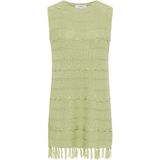 usha - FESTIVAL - Gebreide Jurk - Pastelgroen - Kort/Mini