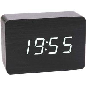 Digitale Wekker voor Kinderen - Slimme Tafelklok met Nachtkastmodus - Wit