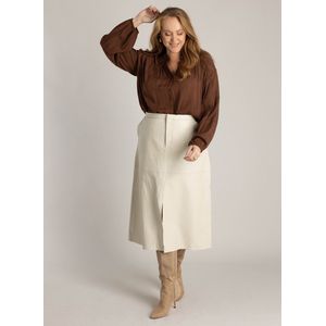 YEST - CURVE Halia - Blousetop - Copper Brown