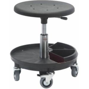 D CON ROLLABLE DETAILING WORK STOOL BLACK