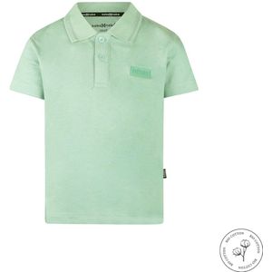 Koko Noko - Bio Cotton - Polo Shirt Korte Mouw - Faded green - Maat 92