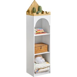 Simpletrade Boekenkast - Opbergkast - Voor kinderen - 3 compartimenten - 40x150x30 cm