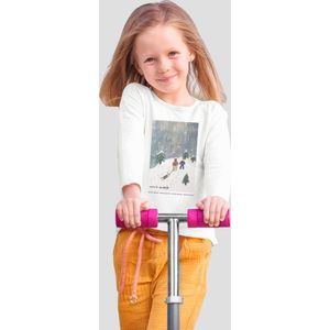 KerstKleding / Christmas T-Shirt | kerst cadeau | Hello Winter | Meisjes | Wit | Kind 7 - 8 jaar | Maat 128