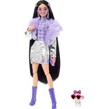 Barbie Extra - Lila/Zilvere Outfit - Barbiepop