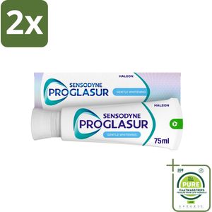 Sensodyne - Tandpasta - Proglasur Gentle Whitening - Verheldert Glazuur - 75 ml - Voordeelverpakking - 2 stuks - Tandpasta - Whitening