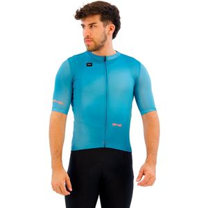 Gobik Stark Korte Mouw Wielertrui Blauw S Man