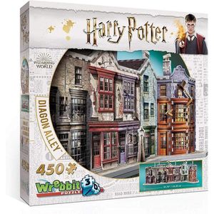 Dragon Alley - Wrebbit 3D Puzzel - Harry Potter - 450 Stukjes