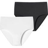 SCHIESSER Slip 'Invisible Soft'  zwart / wit