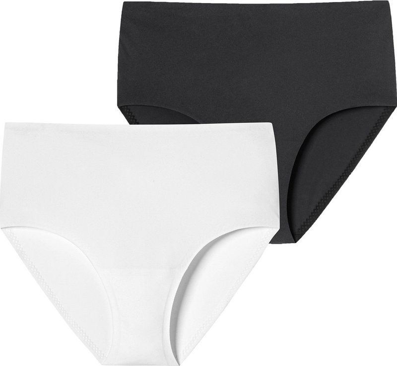 SCHIESSER Slip 'Invisible Soft'  zwart / wit