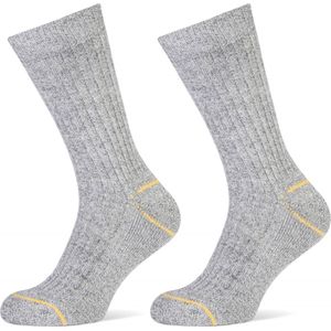 STAPP 2-paar geitenwollen sokken - 46 - Grijs
