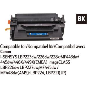 INKFIND 057 Tonercartridge compatibel met Canon 057 Cartridge 057 Toner cartridge- 1-pack Zwart