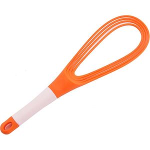 Inklapbare Garde - Oranje - Siliconen - 25 cm - Eiklopper - Keuken Gerei - Melkopschuimer