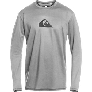 Quiksilver - UV Surf T-shirt voor jongens - Solid Streak Lange mouw - UPF50 - Gray Violet - Grijs - maat 164-170cm