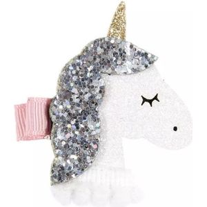 Haarclip Eenhoorn met Glitter